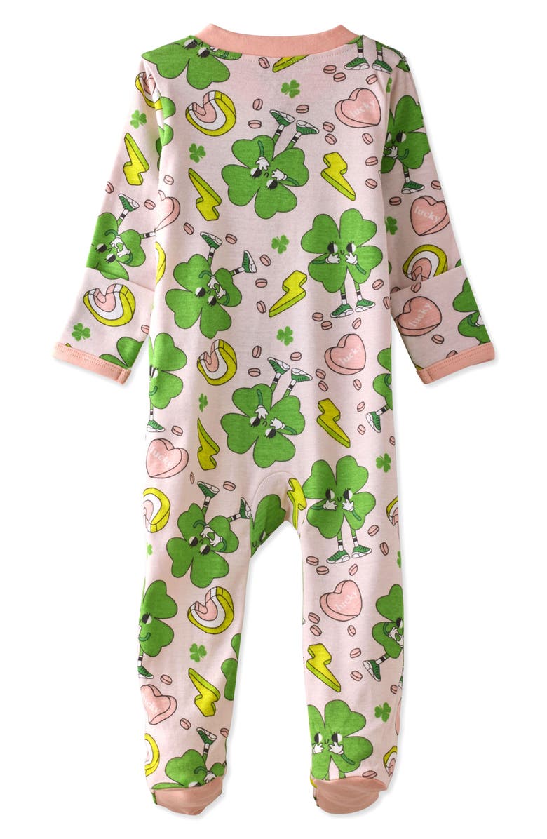 BUTTERBLU Scout Organic Cotton Footie, Alternate, color, 