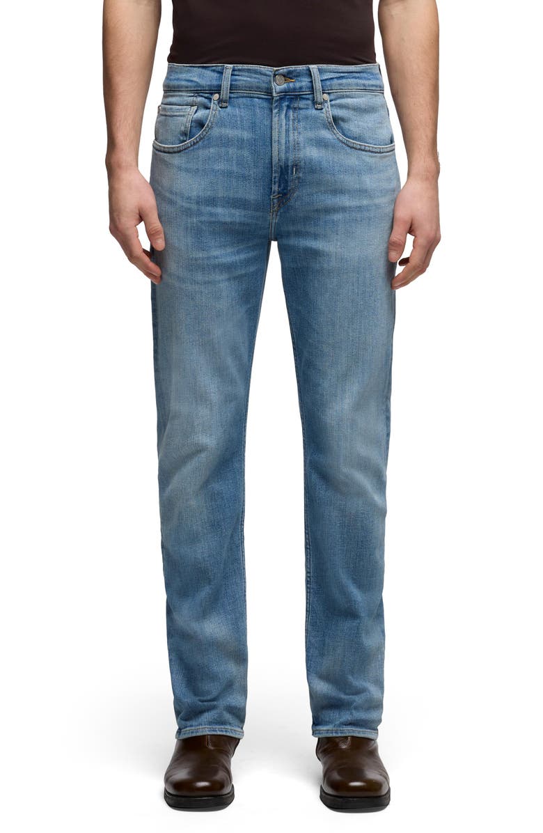 7 For All Mankind The Straight Leg Jeans, Main, color, Steelwater