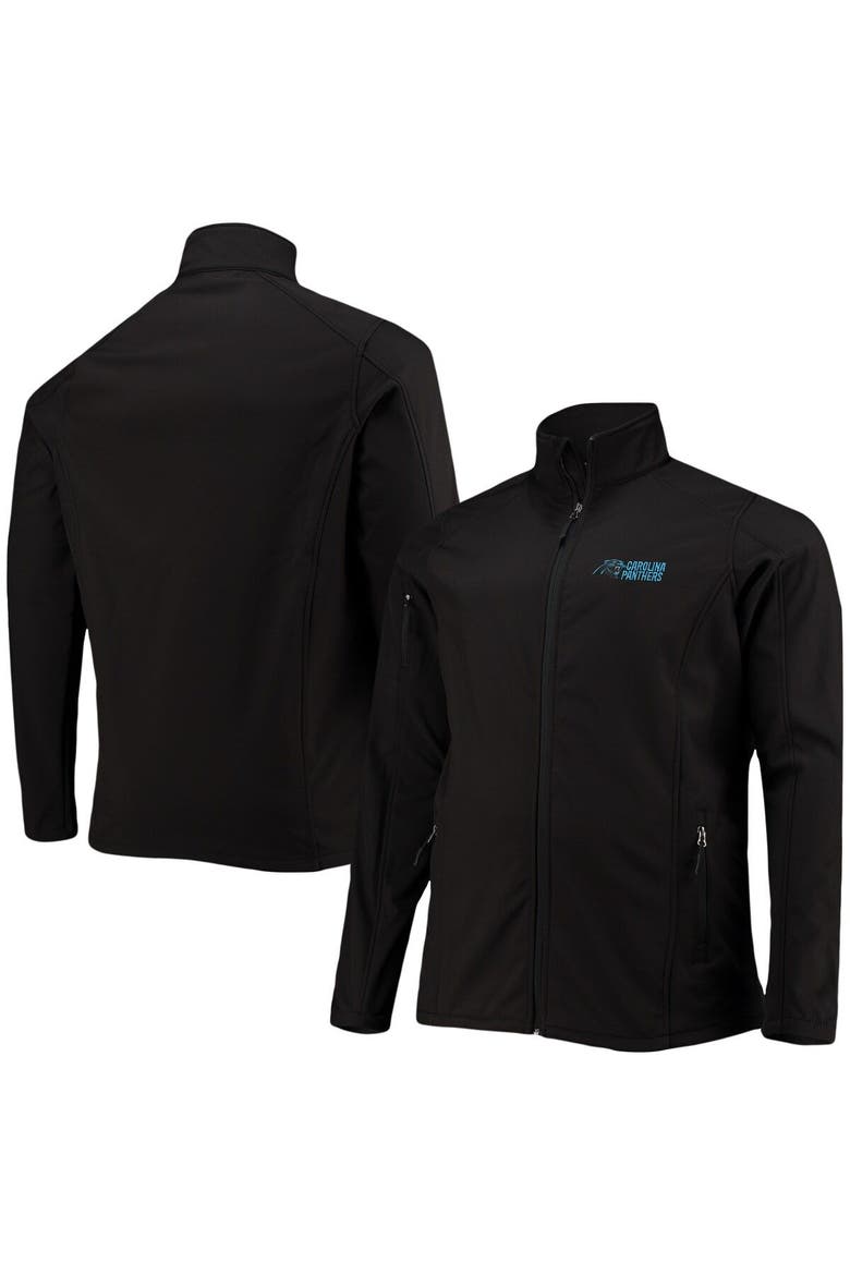 Men's Dunbrooke Black Carolina Panthers Big & Tall Sonoma Softshell Full-Zip Jacket, Main, color, Black