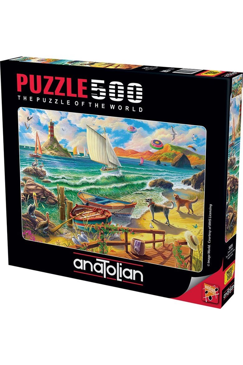 The Seashore View 500 piece Jigsaw Puzzle for Adults, Alternate, color, Multicolor