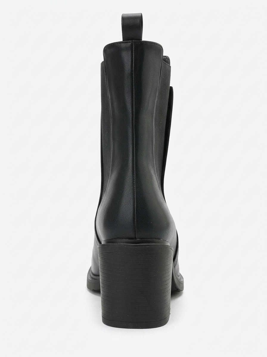 Huxley Block Heel Chelsea Boot, Alternate, color, Black