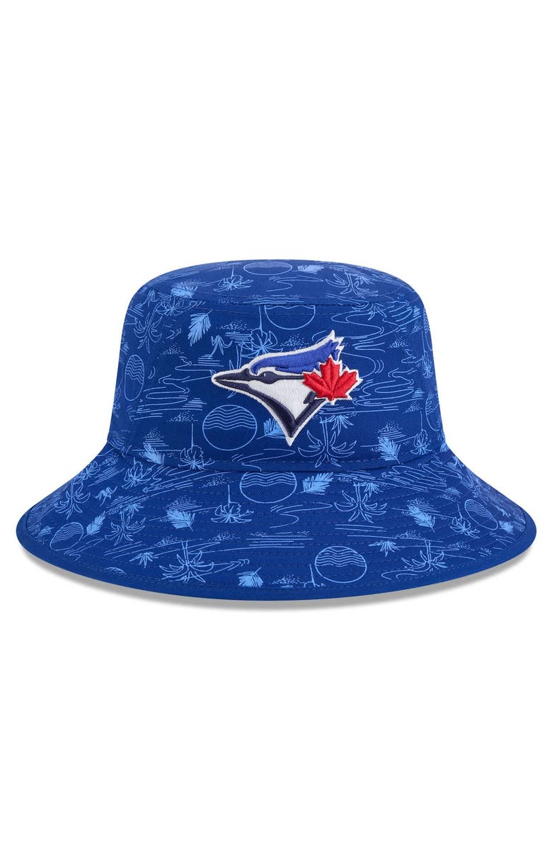 New Era Men's New Era  Royal Toronto Blue Jays 2025 Spring Training All Over Print Bucket Hat, Alternate, color, 