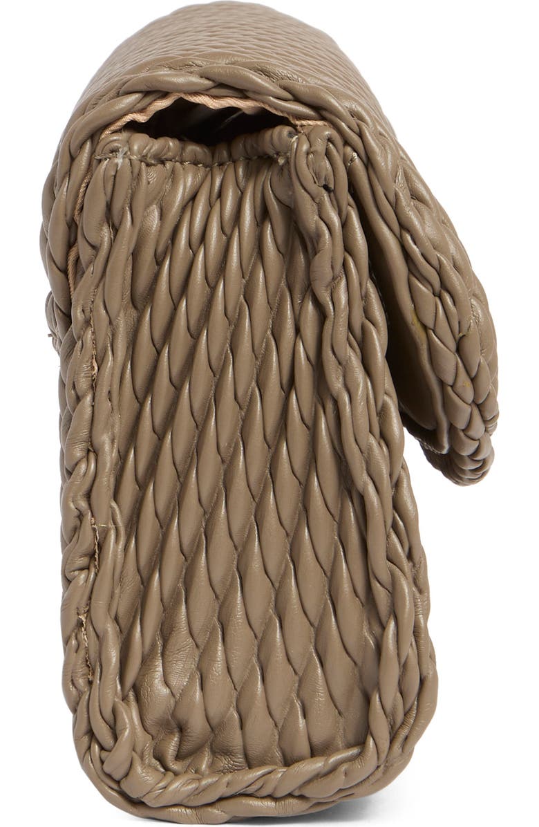 Sam Edelman Julia Quilted Clutch, Alternate, color, Taupe