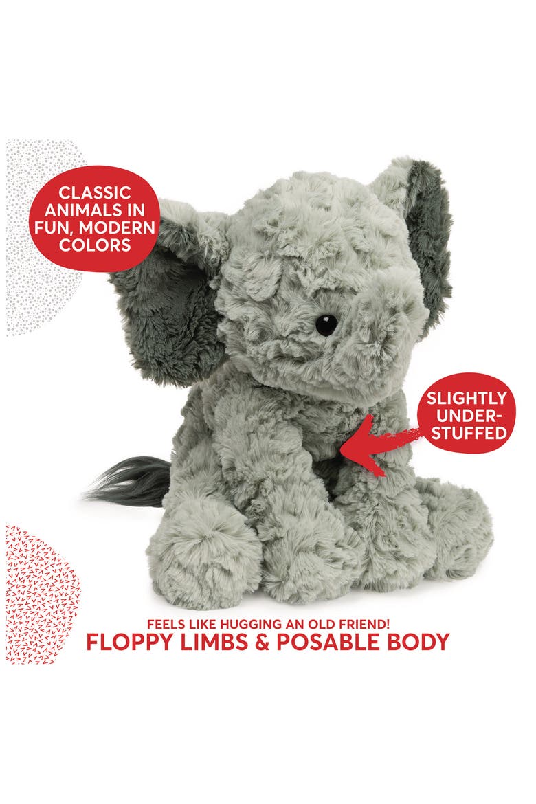Elephant Plush Toy, Alternate, color, NO COLOR