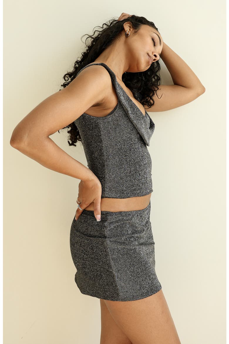 Take It Easy Blouse, Alternate, color, Sparkle Black