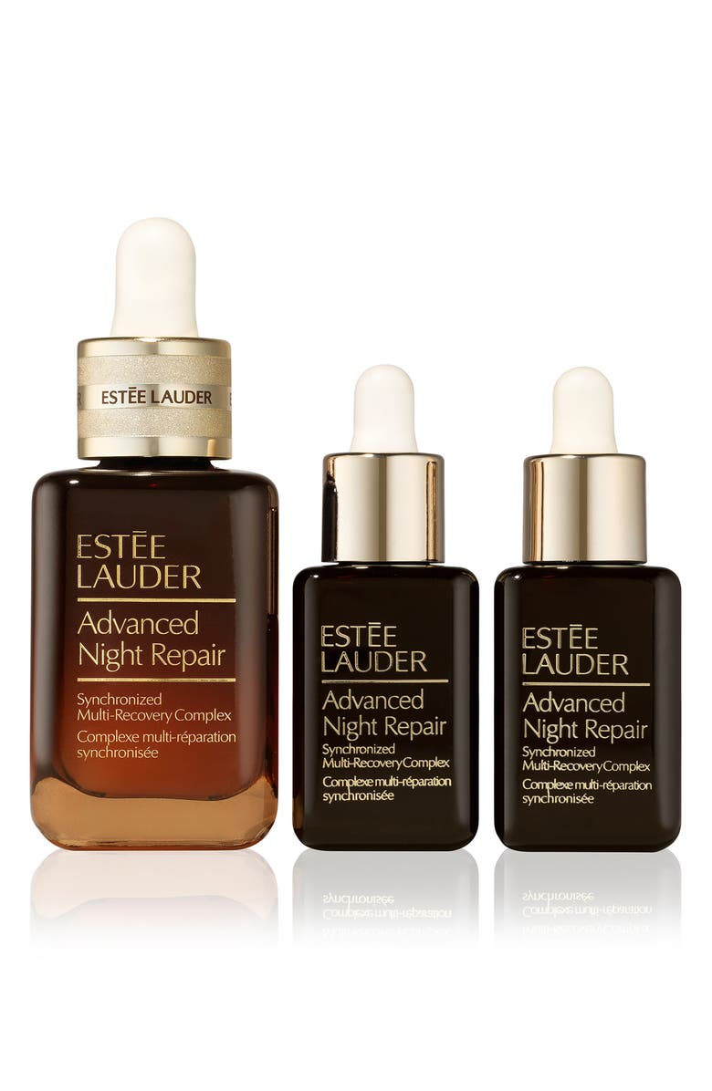 Estée Lauder 3X The Power Advanced Night Repair Skincare Set (Limited Edition) $164 Value, Alternate, color, 