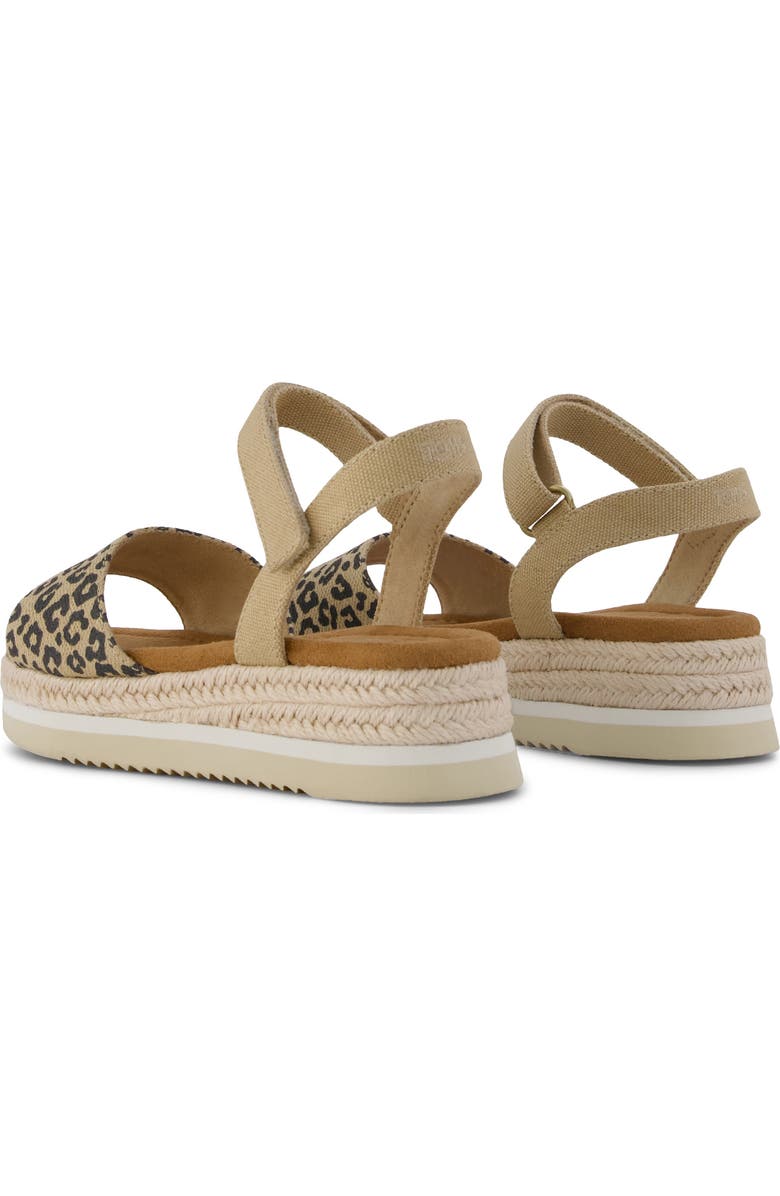 TOMS Diana Platform Wedge Sandal, Alternate, color, Beige