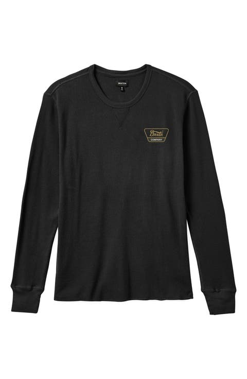 Linwood Long Sleeve Thermal Cotton Graphic T-Shirt