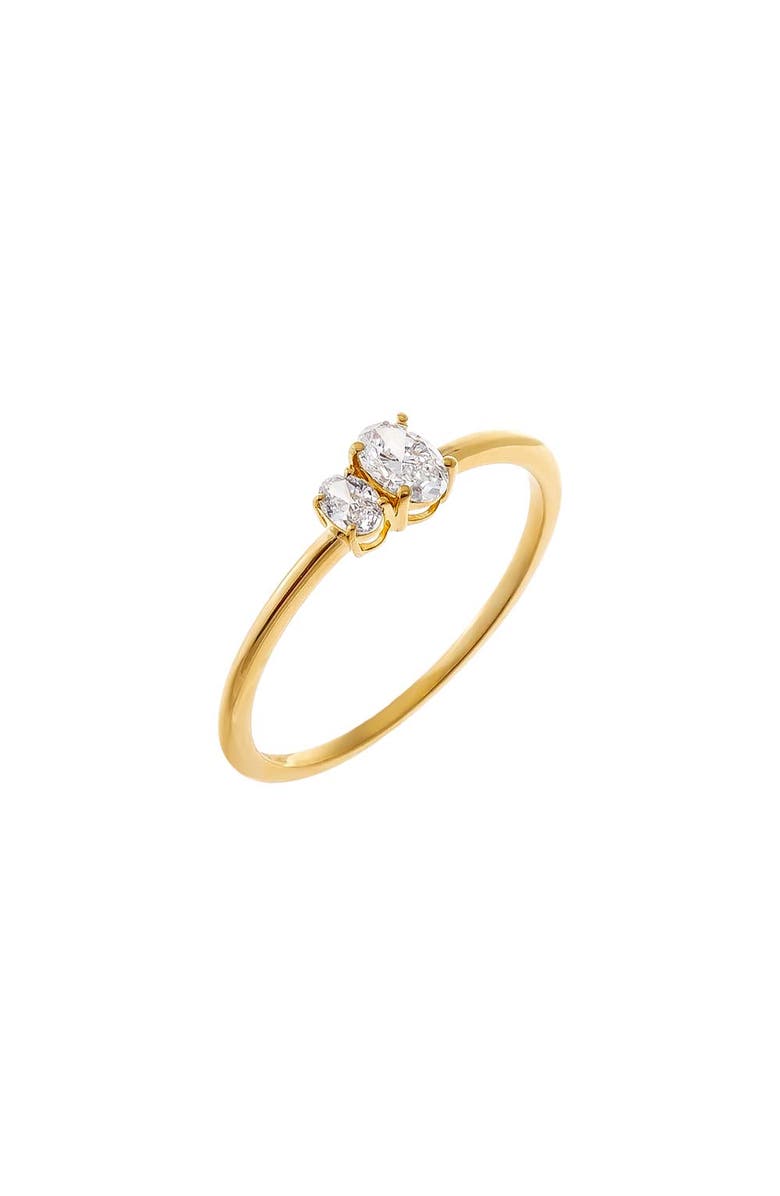 BY ADINA EDEN Lab Grown Diamond Double Oval Ring, Main, color, Gold