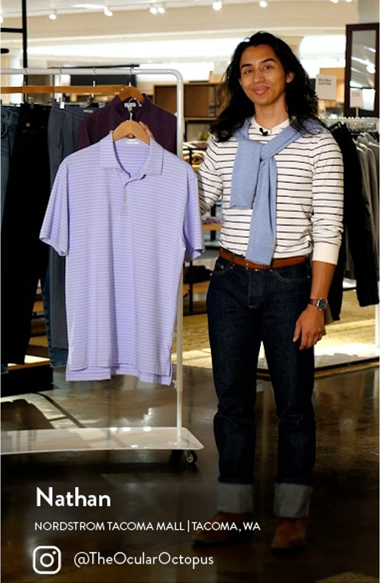 Drum Stripe Performance Golf Polo, sales video thumbnail