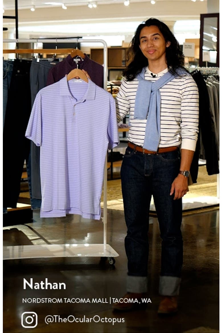 Drum Stripe Performance Golf Polo video