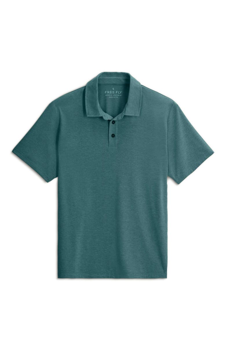Flex Polo II, Alternate, color, HEATHER SEA PINE