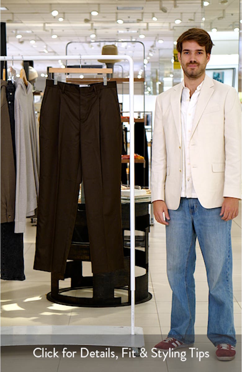 Wide Leg Suit Pants, sales video thumbnail