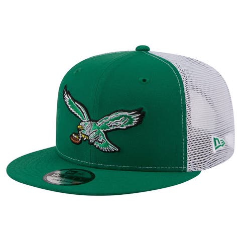 Men's New Era  Kelly Green Philadelphia Eagles Core Team 9FIFTY Trucker Snapback Hat