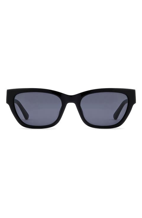55mm Rectangular Sunglasses