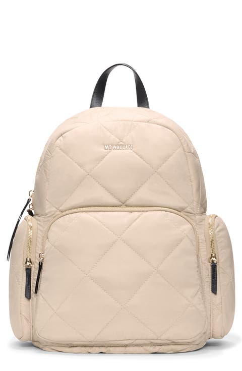Madison Quilted Nylon Backpack