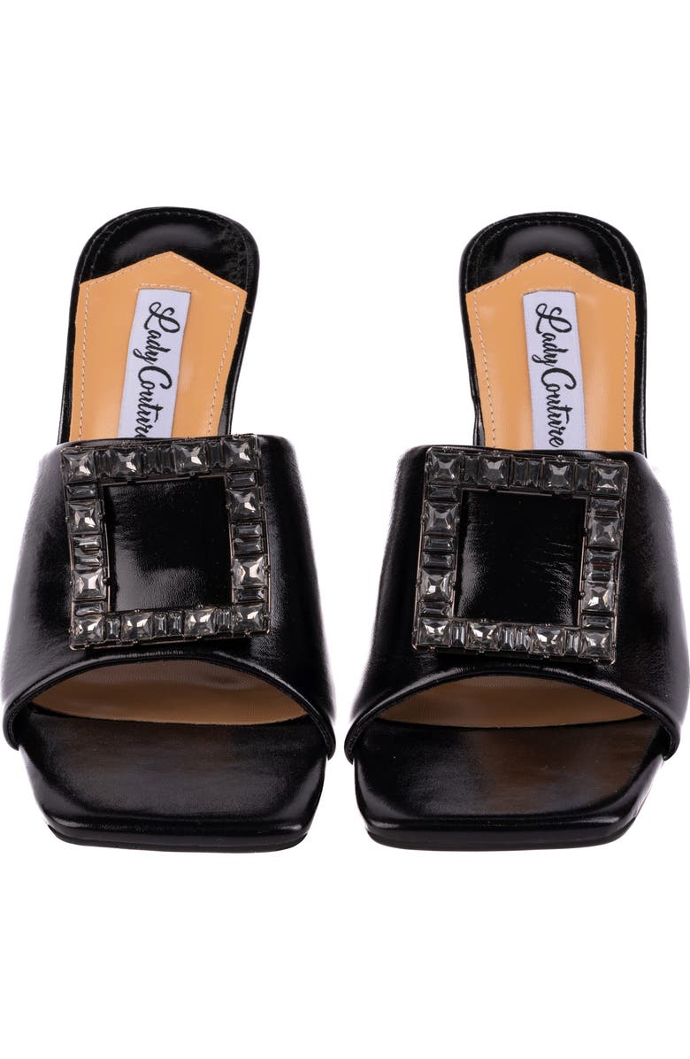 LADY COUTURE Casino Slide Sandal, Alternate, color, Black