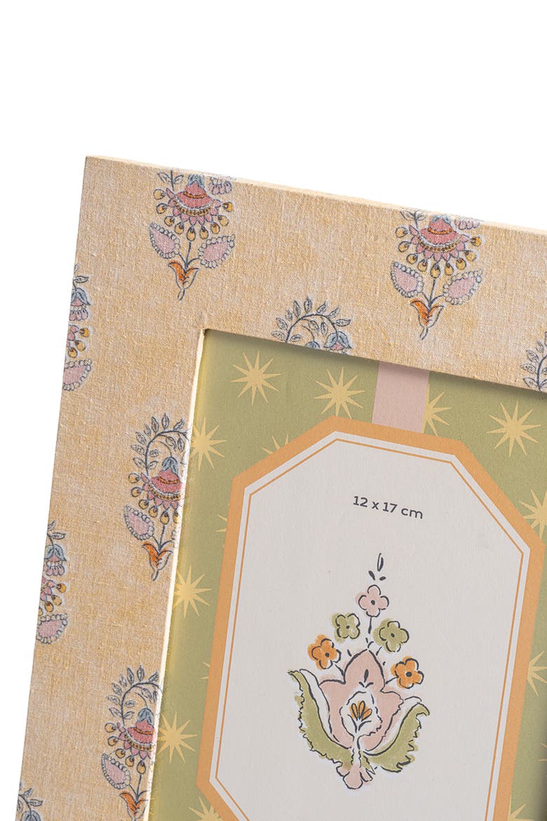 Noida Printed Frame 7.2X9 In, Alternate, color, Cream