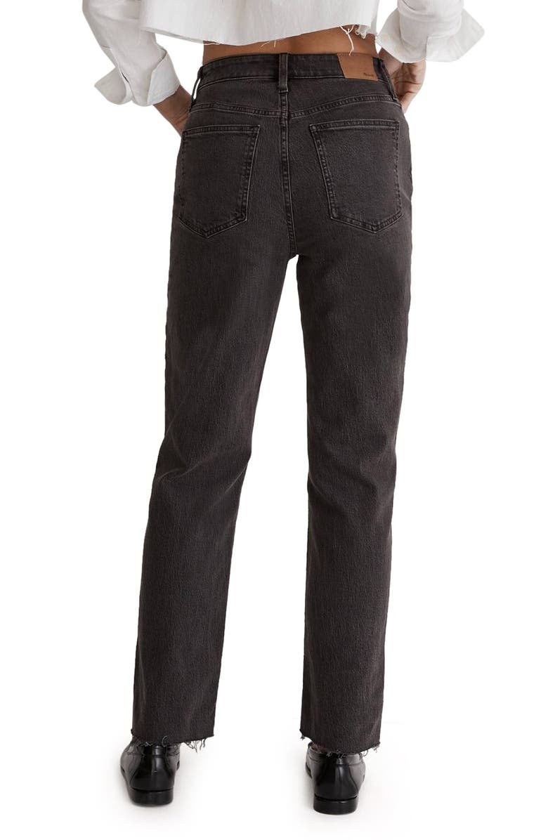 Madewell The Perfect Vintage High Waist Straight Leg Jeans, Alternate, color, Lunar Wash