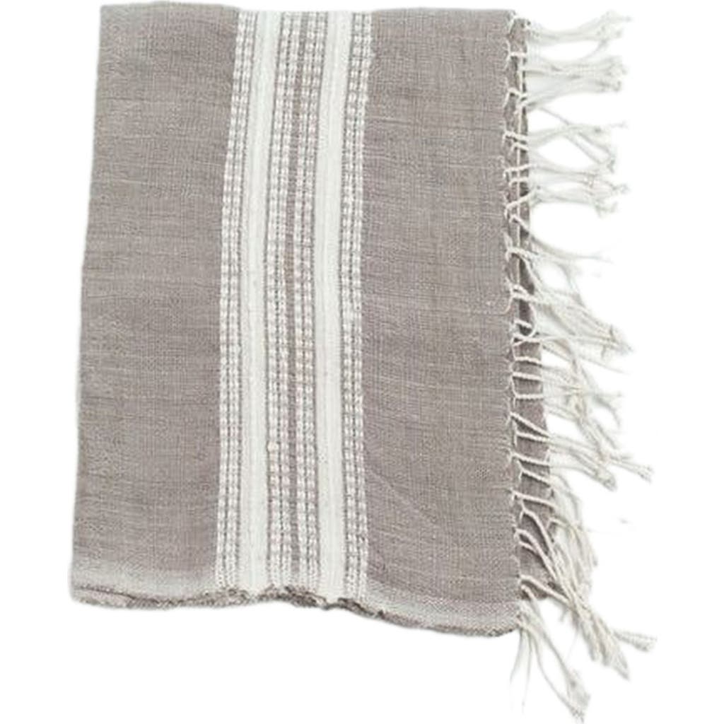 Creative Women Aden Cotton Hand Towel in Stone W/Natural  product
