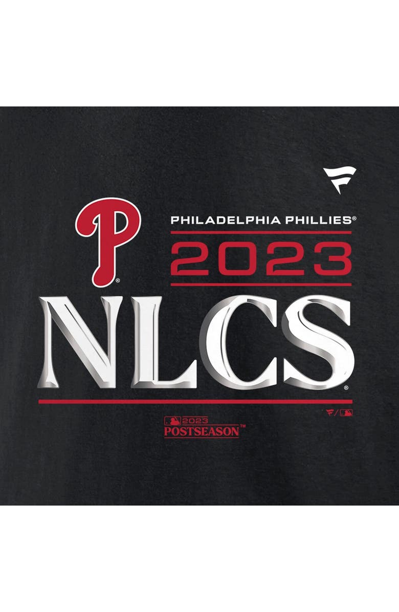 FANATICS Men's Fanatics Branded  Black Philadelphia Phillies 2023 Division Series Winner Locker Room Big & Tall T-Shirt, Alternate, color, 