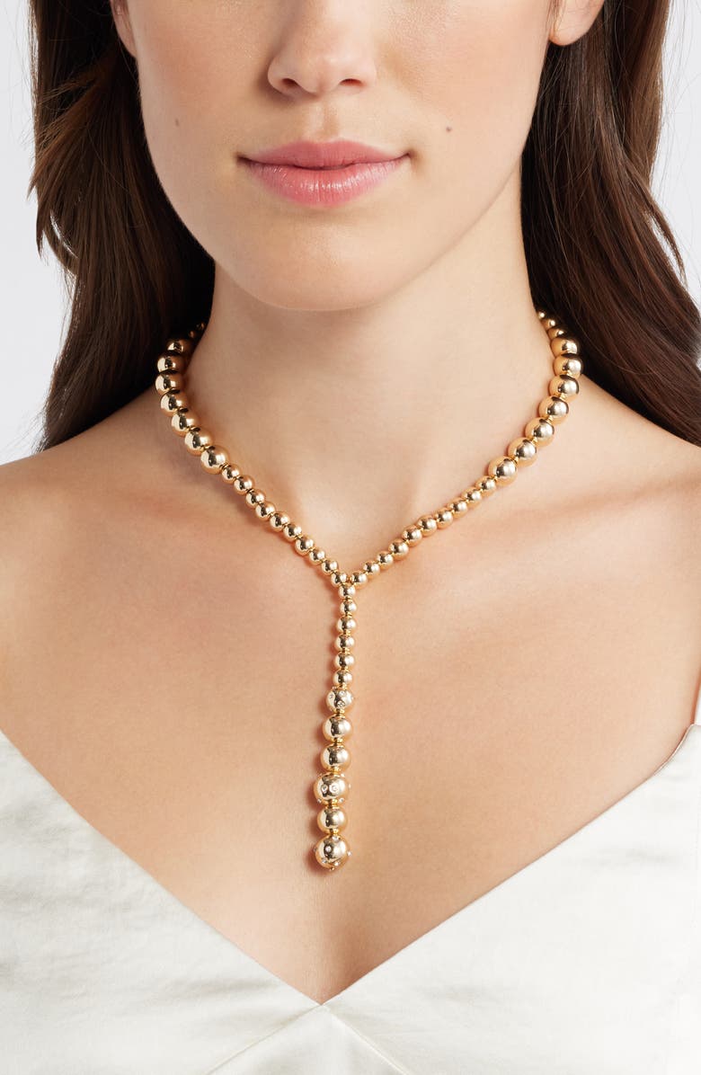 Open Edit Mixed Orb Y-Necklace, Alternate, color,