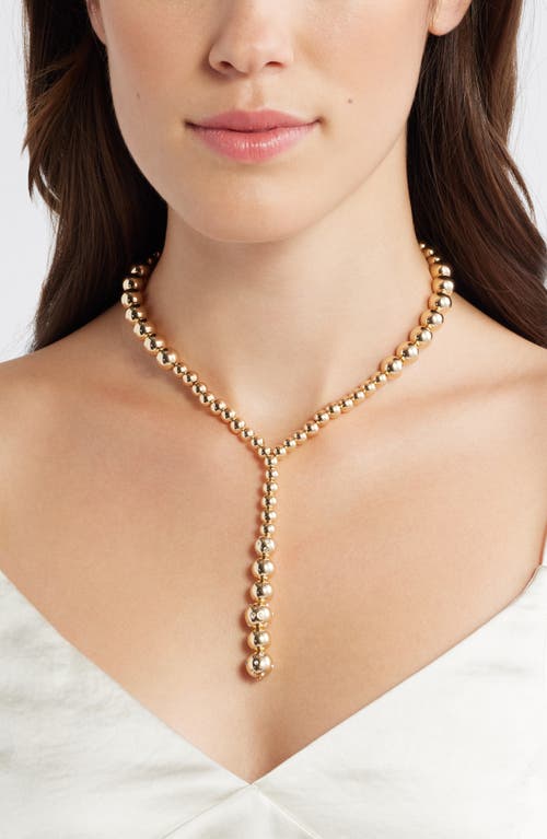 Open Edit Mixed Orb Y-necklace
