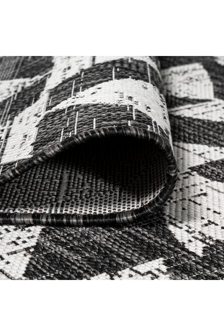 Andratx Modern  Geometric Indoor/Outdoor Area Rug, Alternate, color, Black/Ivory