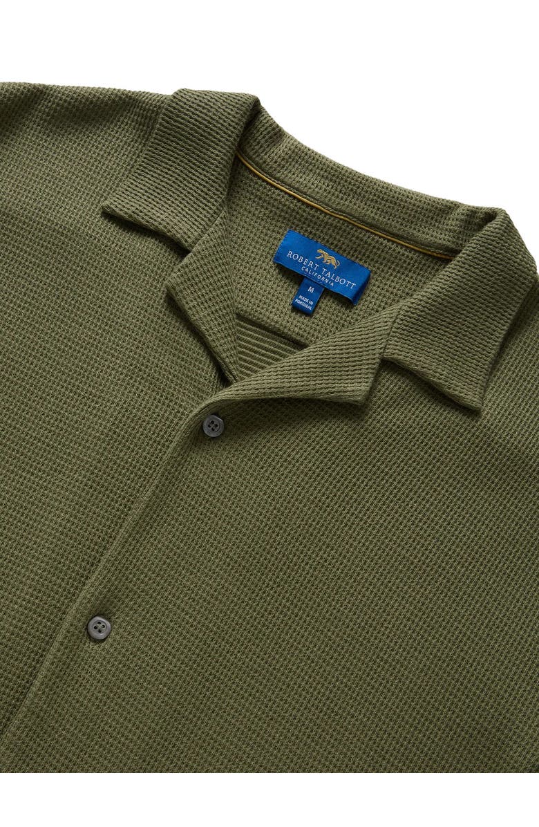 Robert Talbott Williams Waffle Knit Camp Shirt, Alternate, color,