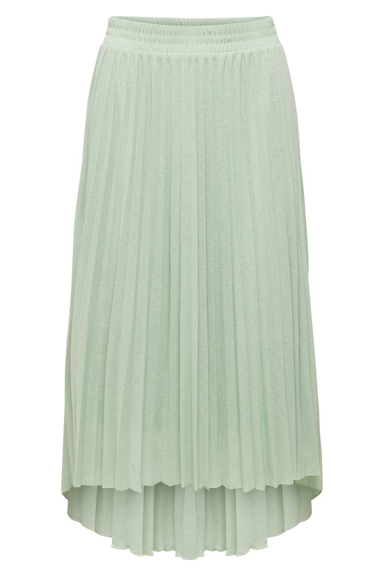 Paradise Pleat Midi Skirt, Alternate, color, AQUA FOAM