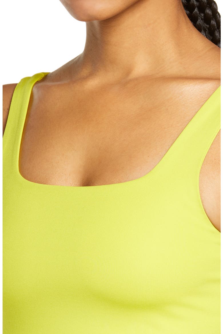 Tommy Sports Bra, Alternate, color, CHARTREUSE