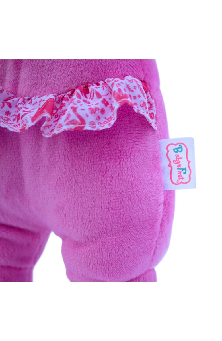 Baby's First Love Bear Doll Pink Fleece Outfit, 3Mo+, Alternate, color, Multicolored