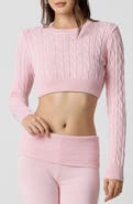 Florence by Mills Barre Crop Cable Sweater