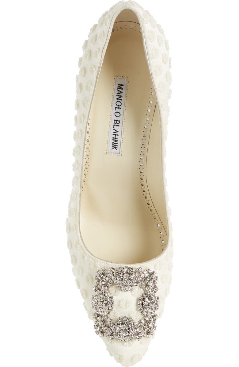 Manolo Blahnik Hangisi Pointed Toe Pump, Alternate, color,