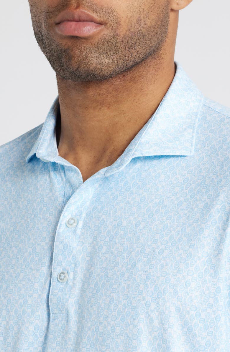 johnnie-O It's about Time Watch Print PREP-FORMANCE Golf Polo, Alternate, color, 