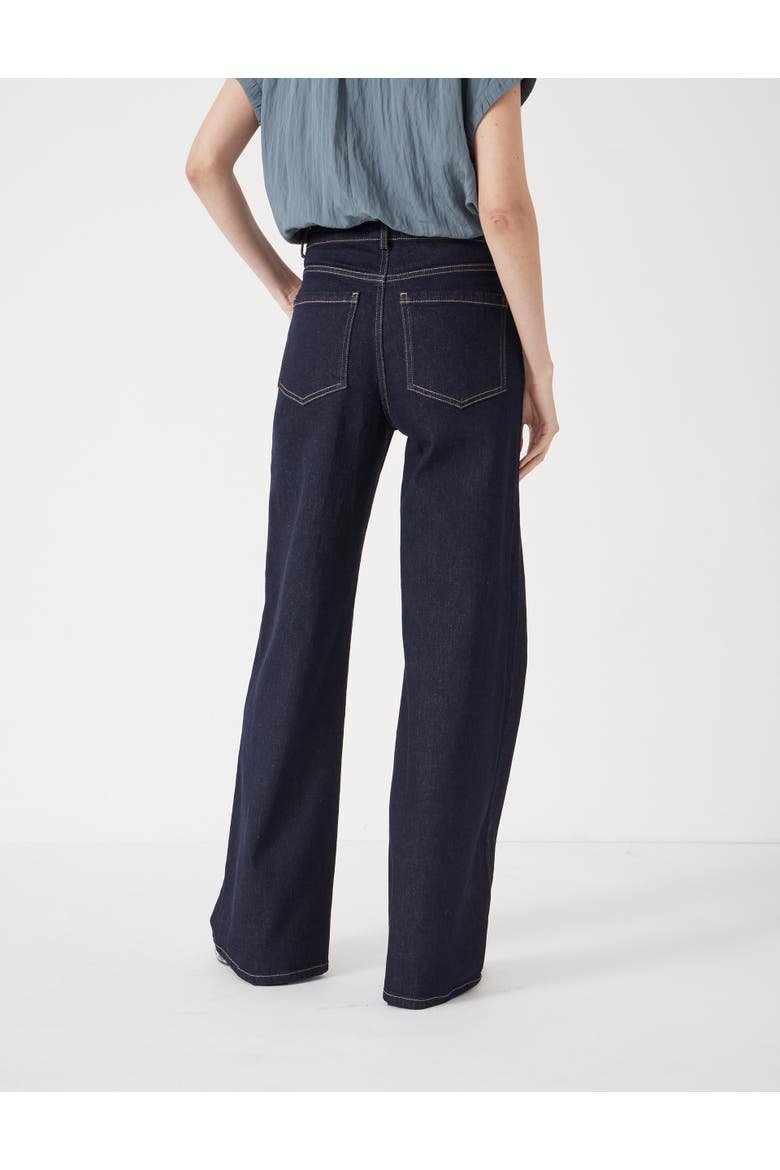 Rowan Welt Pocket Flared Jeans, Alternate, color, Rinse Wash