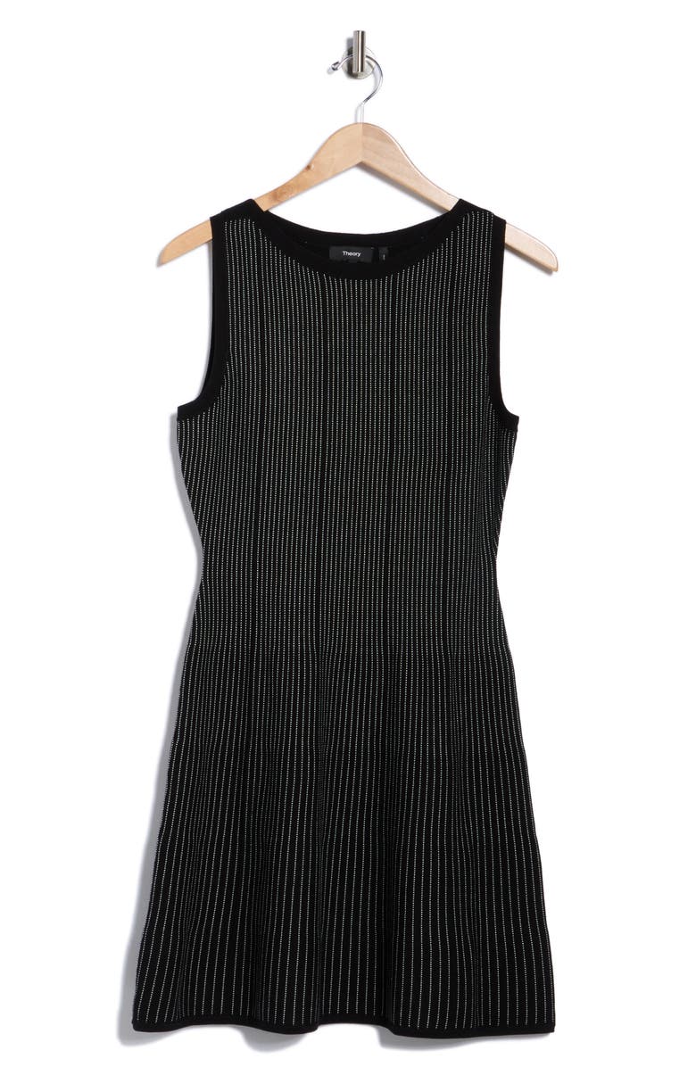 Theory Panelled Knit Dress, Alternate, color, 