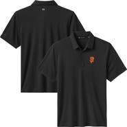 TravisMathew Men's TravisMathew Black San Francisco Giants Playoff Pitch Tri-Blend Polo