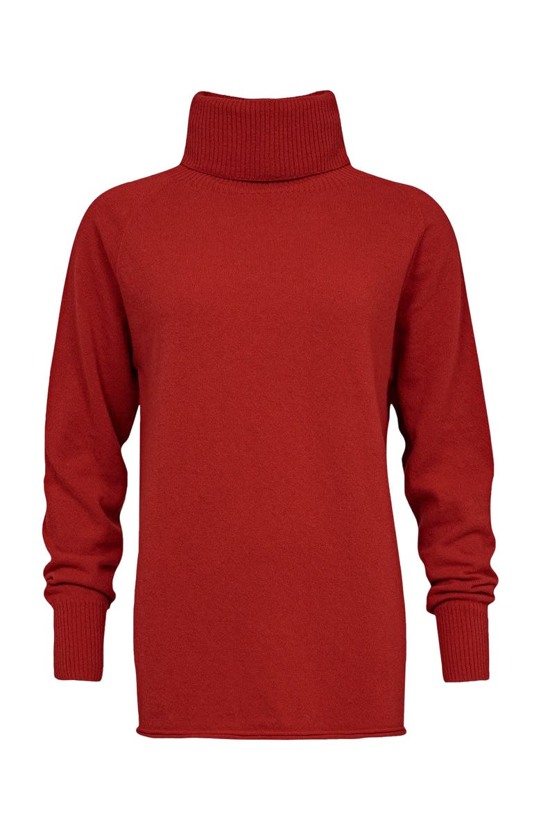 Celtic & Co. Geelong Wool Slouch Turtleneck Sweater, Alternate, color,