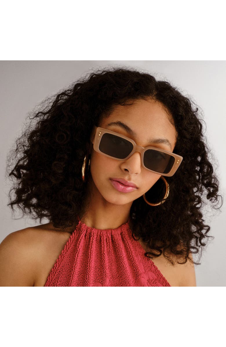 AIRE Orion 53mm Rectangular Sunglasses, Alternate, color, Fawn