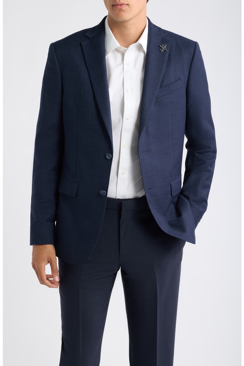 Bleecker Wool Suit Jacket, Main, color, NAVY