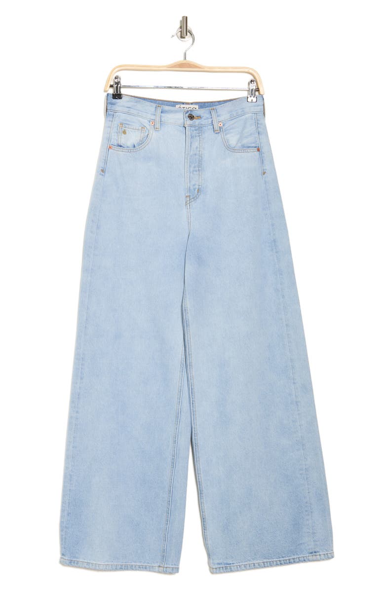 ÉTICA Marley Ultra High Waist Barrel Jeans, Alternate, color, Seaford