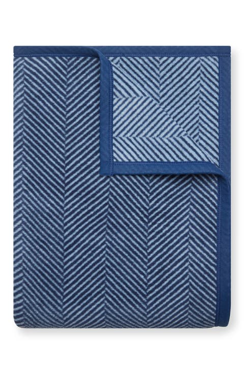 Harborview Herringbone Throw Blanket
