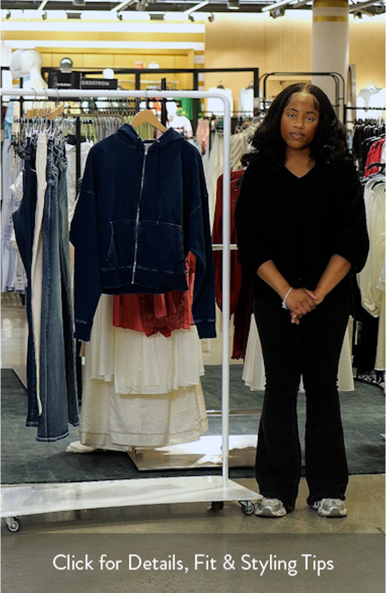 Jeanius Boxy French Terry Zip Hoodie, sales video thumbnail