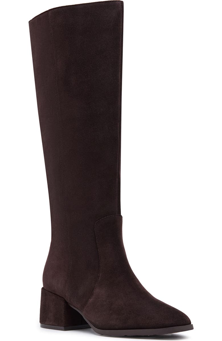 Blondo Flair Waterproof Knee High Boot, Main, color, Java Suede