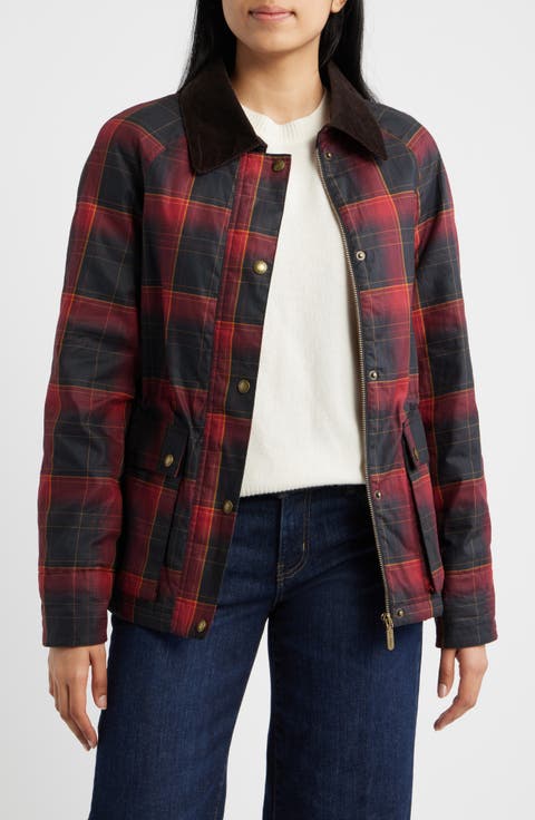Plaid Print Jacket