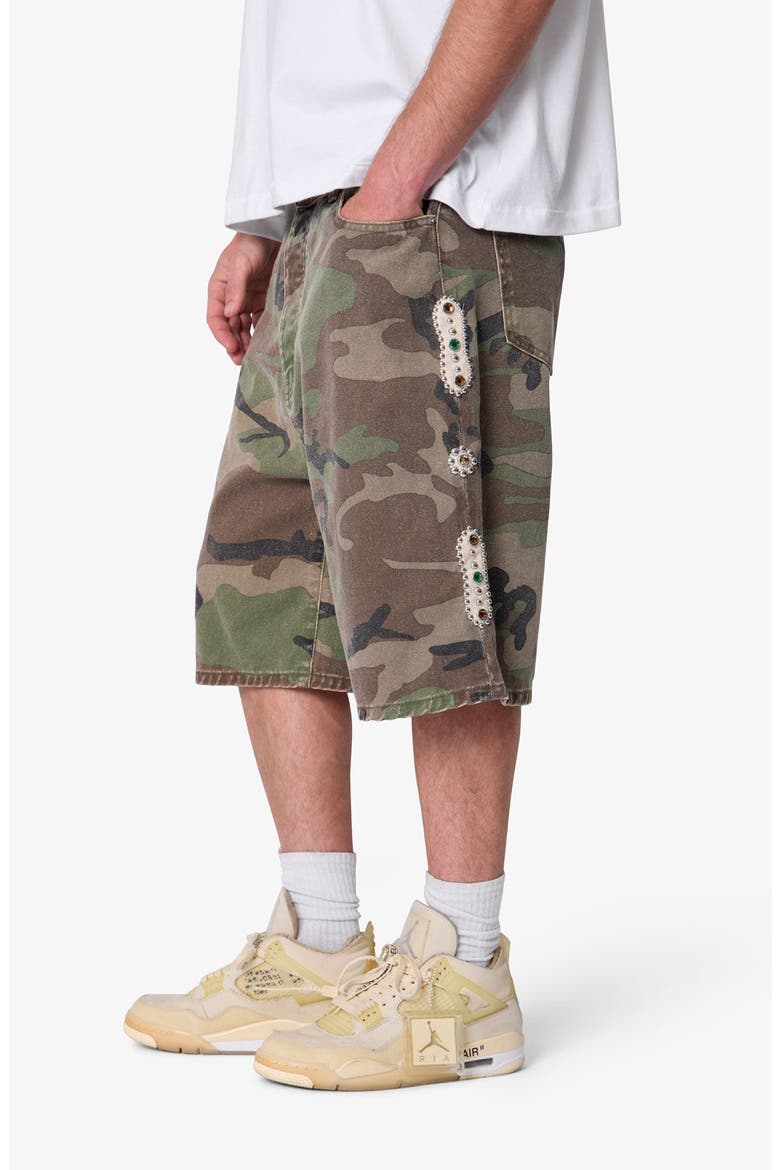 Mojave Camo Canvas Shorts, Alternate, color, CAMO