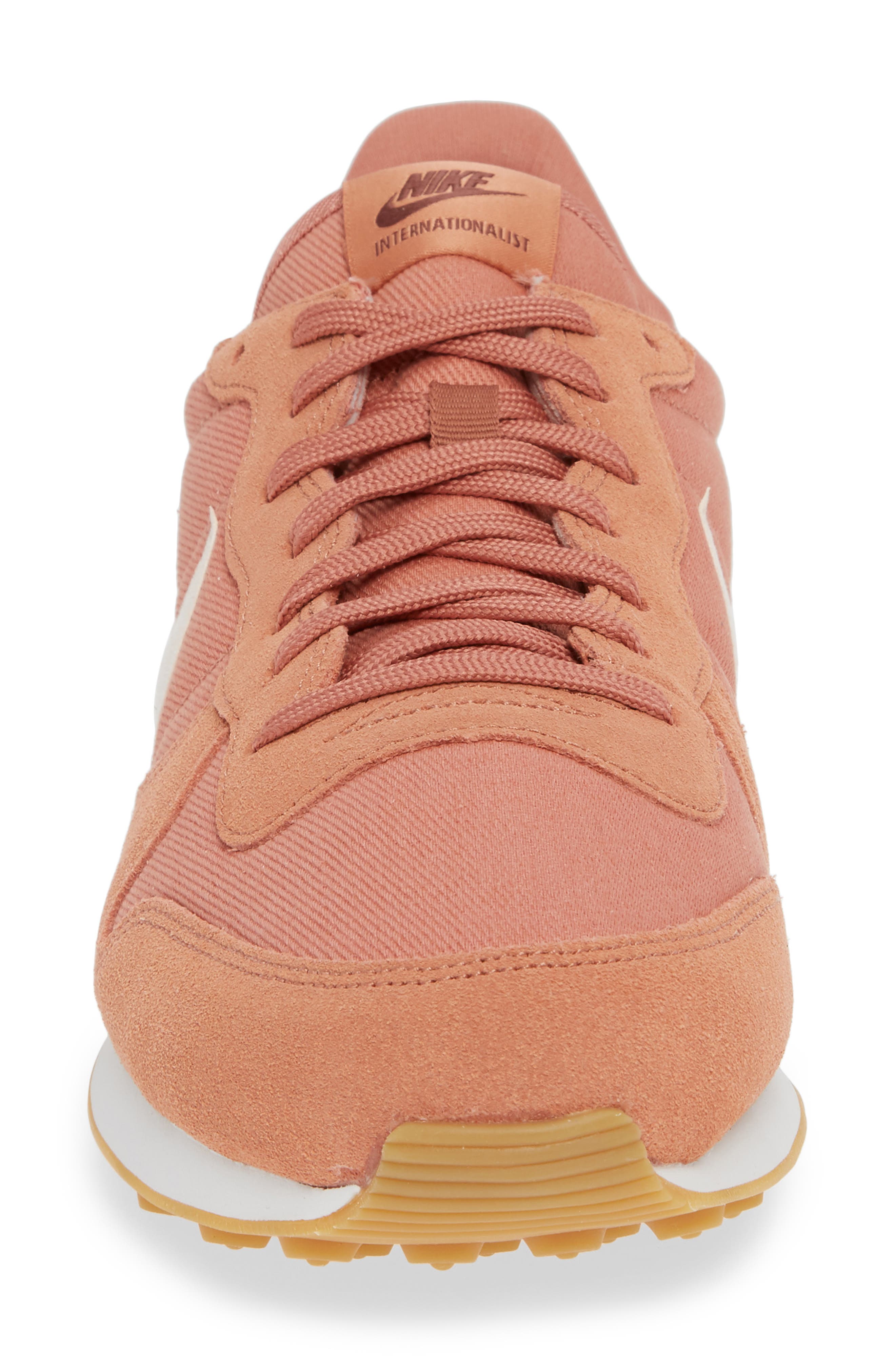 'Internationalist' Sneaker, Alternate, color, TERRA BLUSH/ GUAVA ICE/ WHITE