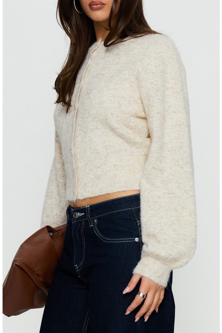 Dawsen Button Down Cardigan, Alternate, color, CREAM