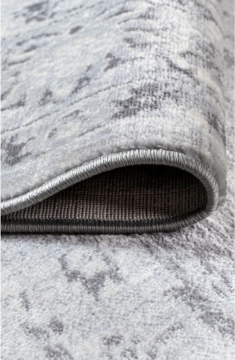 JONATHAN Y Lotus Modern Persian Floral Area Rug, Alternate, color, Gray